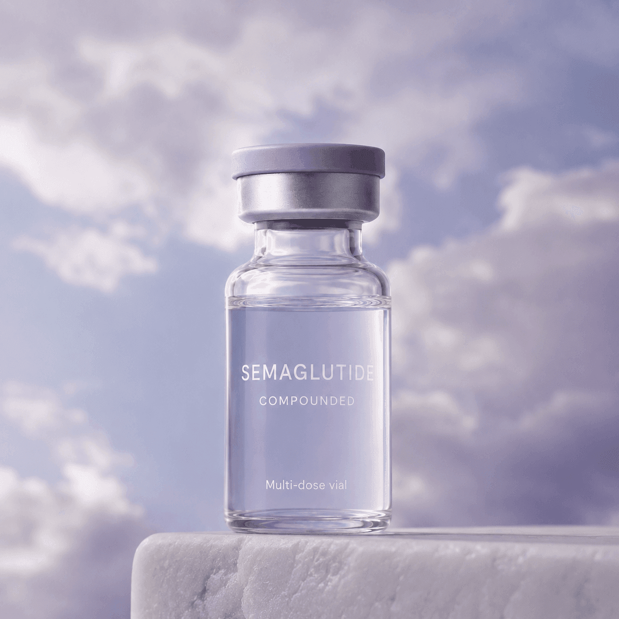 Semaglutide compounded multi-dose vial